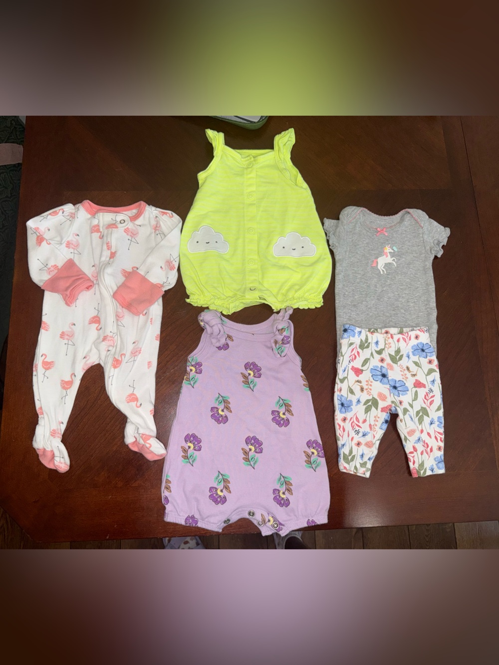 Newborn Bundle/Lot Girls  cloud Island and Carters
